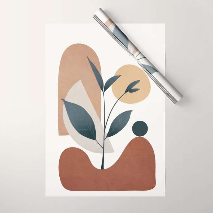 Shapes and Branches 06 Wrapping Paper Gallery Image 1