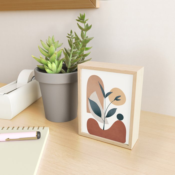 Shapes and Branches 06 Mini Art Print Gallery Image 2