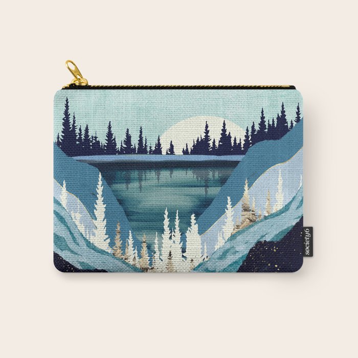 Blue Forest Lake Carry All Pouch Gallery Image 1
