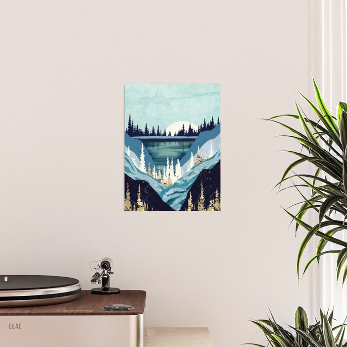 Blue Forest Lake Poster Gallery Image 2