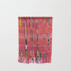 Traditional Moroccan Berber Carpet Arwtork Wall Hanging Gallery Image 1