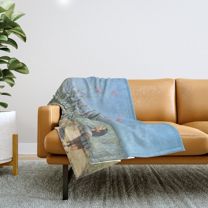Desert Dots Throw Blanket Gallery Image 1