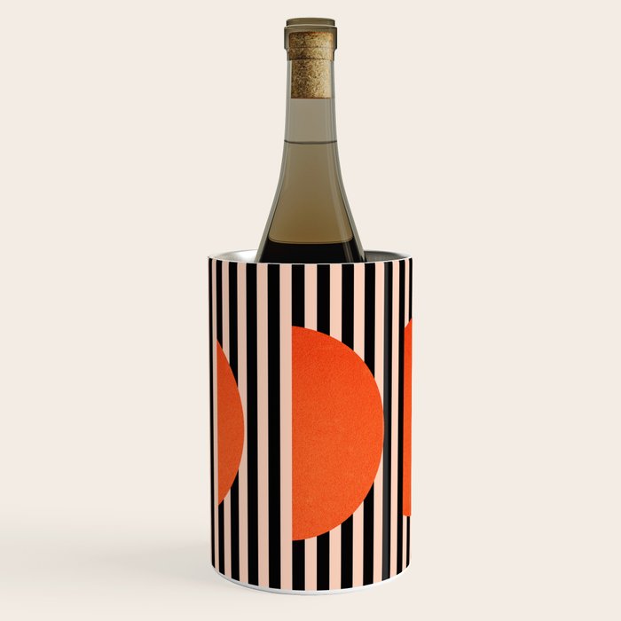 Abstraction_SUNSET_LINE_ART_Minimalism_001 Wine Chiller Gallery Image 2