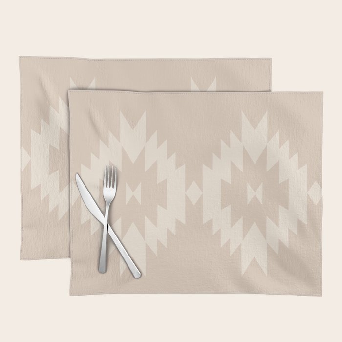 Southwestern Minimalism - Neutral Pink Placemat Gallery Image 1