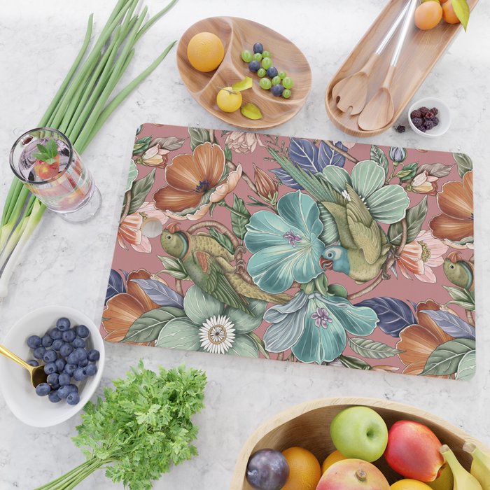 Garden Birds Sanctuary A Cutting Board Gallery Image 2