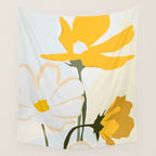 yellow flowers Wall Tapestry Gallery Image 4
