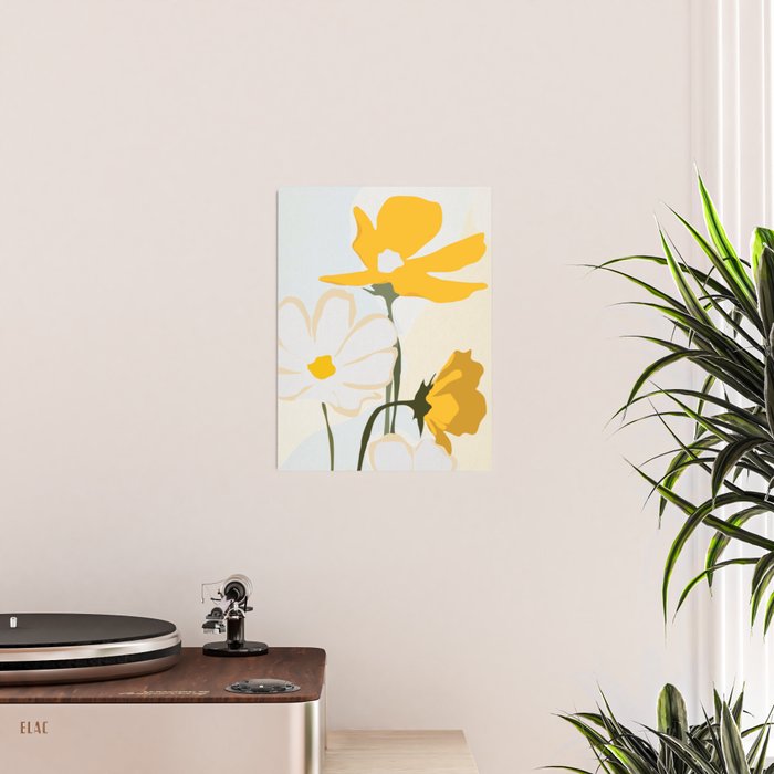 yellow flowers Poster Gallery Image 2