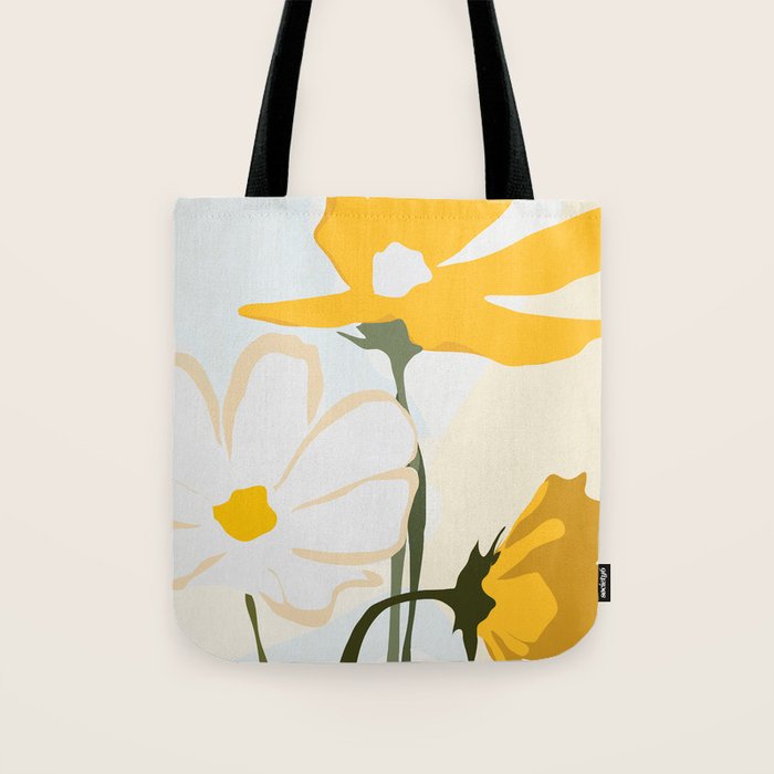 yellow flowers Tote Bag Gallery Image 1