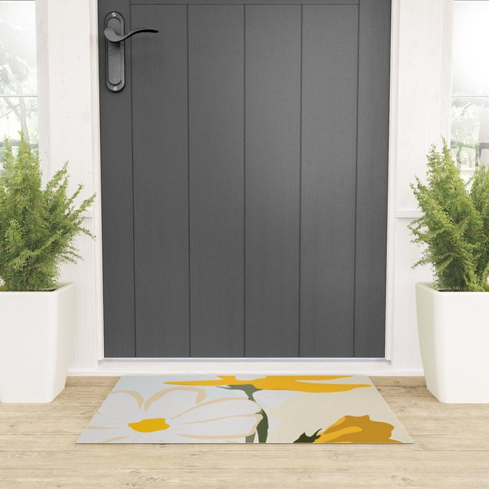 yellow flowers Welcome Mat Gallery Image 3