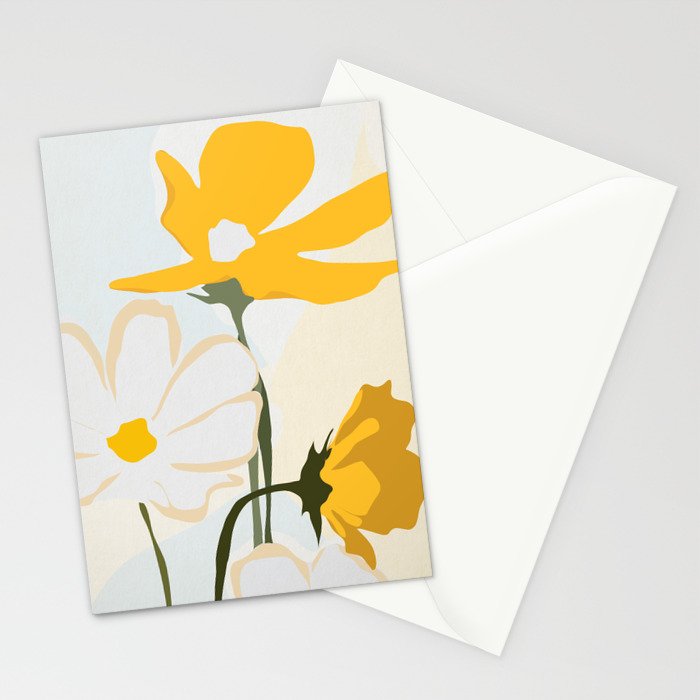 yellow flowers Stationery Card Gallery Image 2