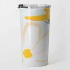 yellow flowers Travel Mug Gallery Image 3