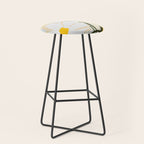 yellow flowers Stool Gallery Image 1