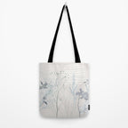 Plant based calming atmosphere soft blue Tote Bag Gallery Image 2