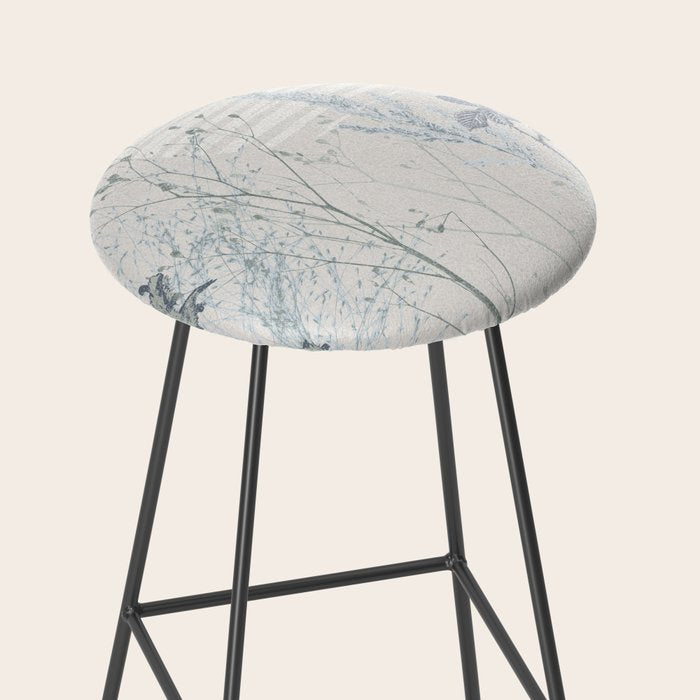 Plant based calming atmosphere soft blue Stool Gallery Image 2