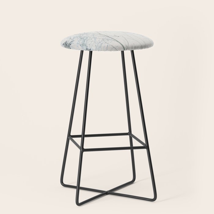 Plant based calming atmosphere soft blue Stool Gallery Image 1