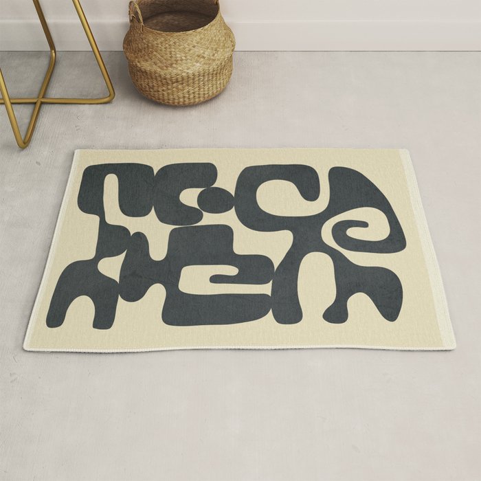 Modern Abstract  Shapes 1 Rug Gallery Image 1