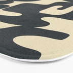 Modern Abstract  Shapes 1 Bath Mat Gallery Image 3