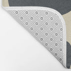 Modern Abstract  Shapes 1 Bath Mat Gallery Image 2