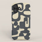 Modern Abstract  Shapes 1 iPhone Case Gallery Image 1