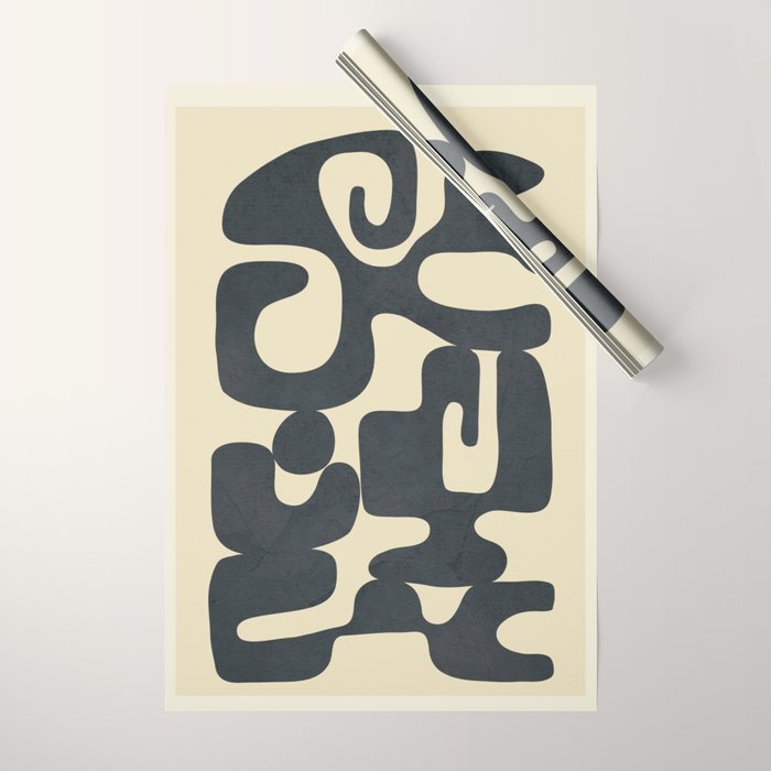 Modern Abstract  Shapes 1 Wrapping Paper Gallery Image 1