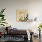 Butterflies and flowers : Minhwa-Korean traditional/folk art Wood Wall Art Gallery Image 2