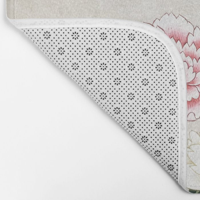 Butterflies and flowers : Minhwa-Korean traditional/folk art Bath Mat Gallery Image 2