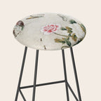 Butterflies and flowers : Minhwa-Korean traditional/folk art Stool Gallery Image 2