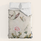 Butterflies and flowers : Minhwa-Korean traditional/folk art Duvet Cover Gallery Image 6