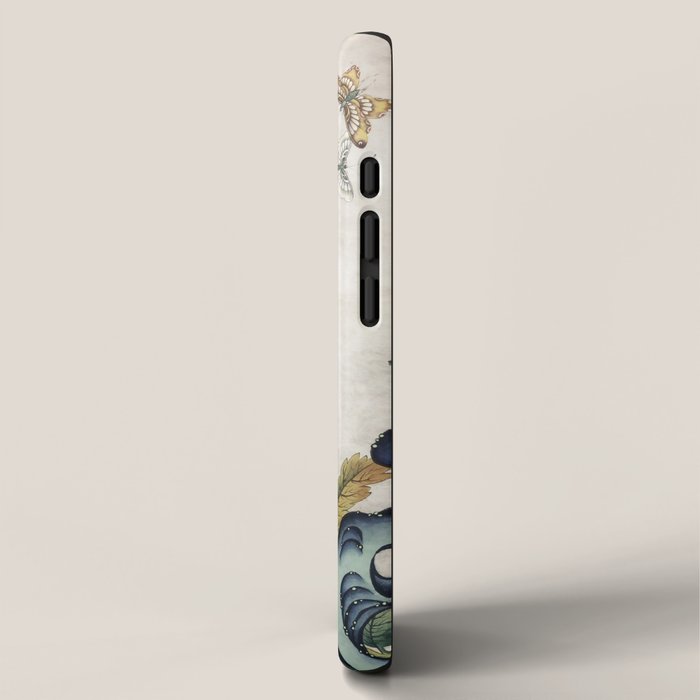 Butterflies and flowers : Minhwa-Korean traditional/folk art iPhone Case Gallery Image 2