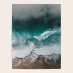 Aerial Ocean Waves - Coastal Photography Wall Art Poster Gallery Image 4