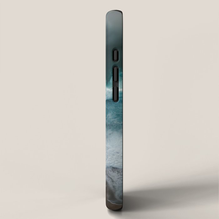 Aerial Ocean Waves - Coastal Photography Wall Art iPhone Case Gallery Image 2