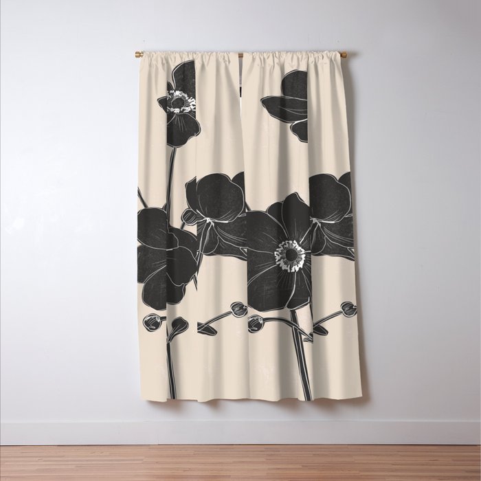 Flowers 3 Window Curtain Gallery Image 3
