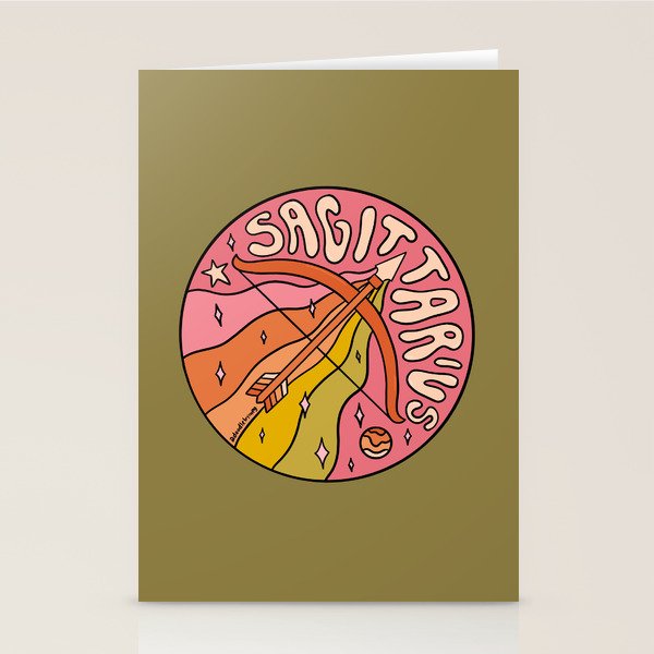 2020 Sagittarius Stationery Card Gallery Image 1