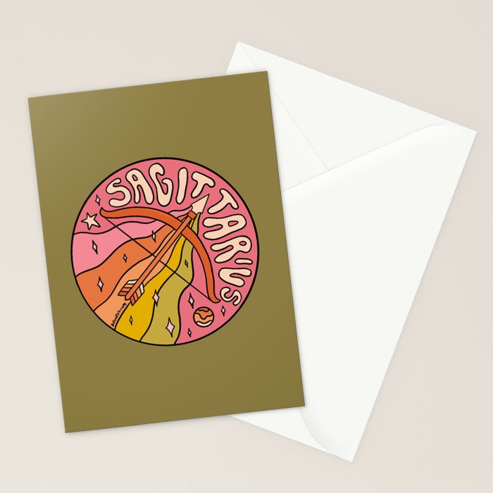 2020 Sagittarius Stationery Card Gallery Image 2