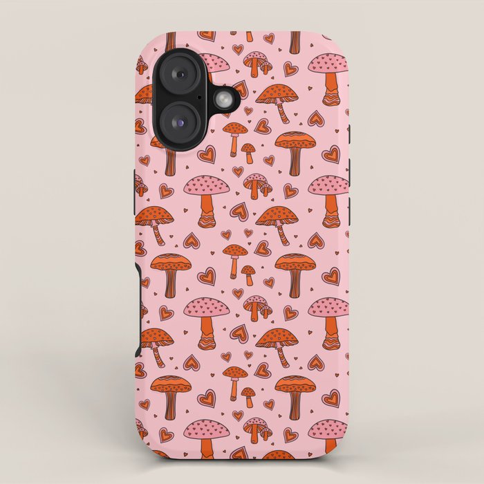 Valentine Mushrooms iPhone Case Gallery Image 1