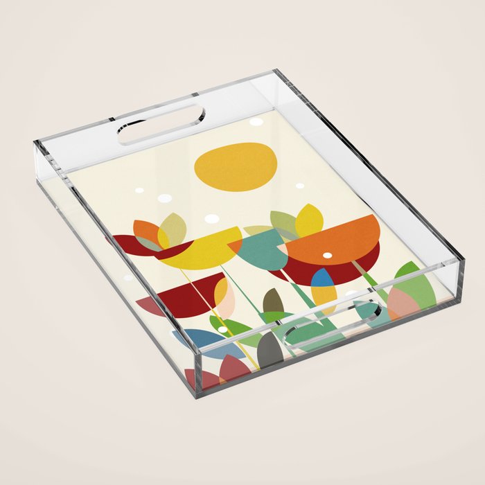 mid century Acrylic Tray Gallery Image 1