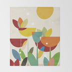 mid century Throw Blanket Gallery Image 2