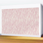 Tiger Stripes In Pink and Cream Wall Mural Gallery Image 2