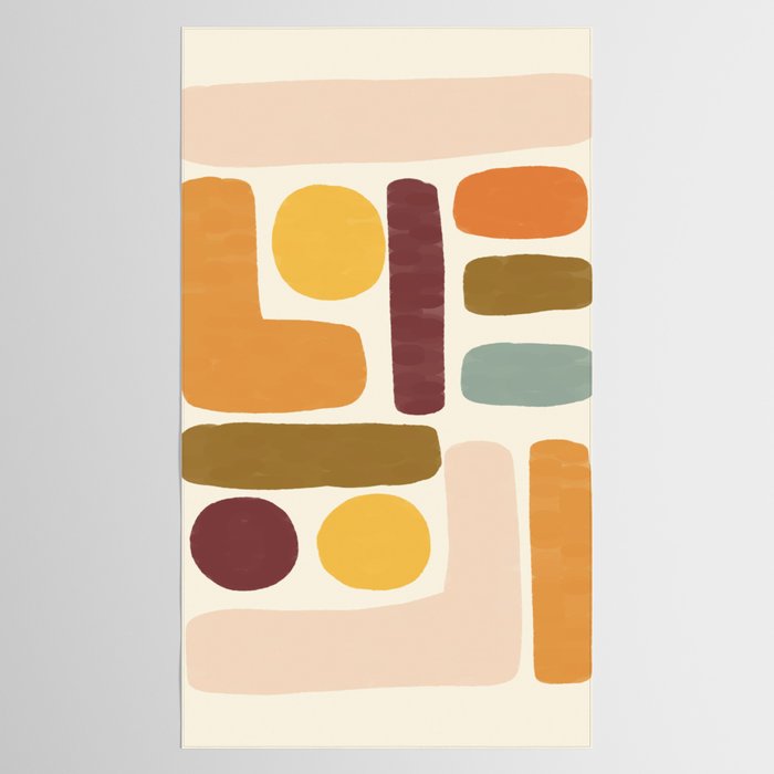 Abstract No.12 Tablecloth Gallery Image 2