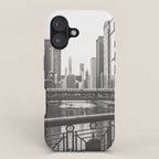 Chicago River Black and White iPhone Case Gallery Image 1