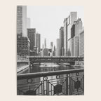 Chicago River Black and White Poster Gallery Image 4