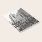 Chicago River Black and White Notebook Gallery Image 2