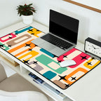 Mid Century Modern Abstract Pattern 242 Mid Mod Googie Desk Mat Gallery Image 2