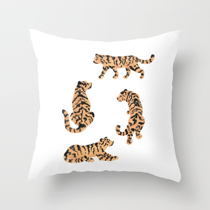 Tigers Throw Pillow Gallery Image 6