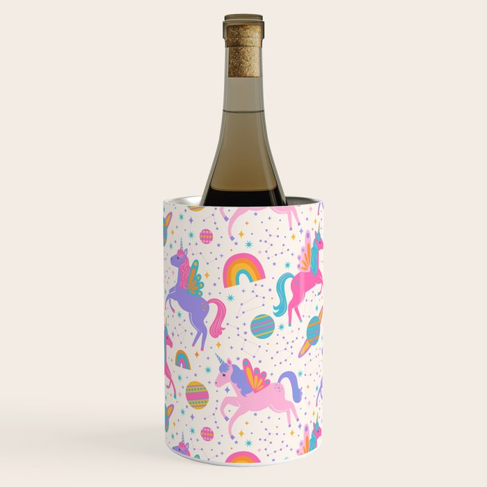 Space Unicorn - Neon Rainbow Wine Chiller Gallery Image 2