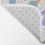 Space Unicorn - Neon Rainbow Bath Mat Gallery Image 2