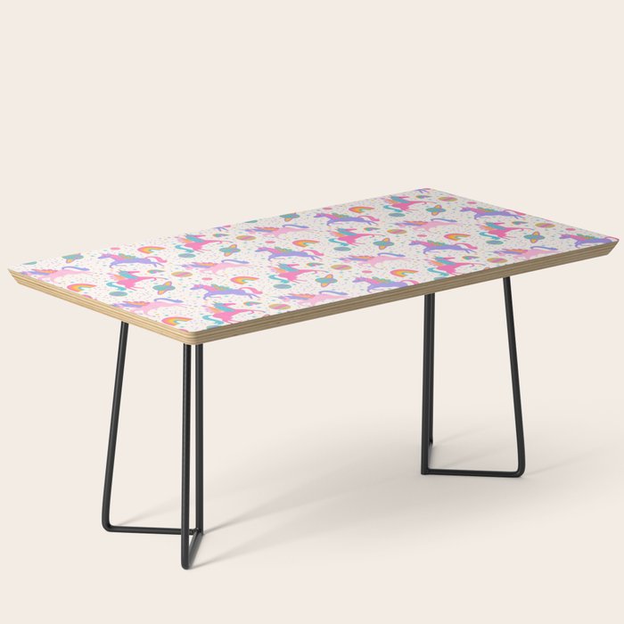 Space Unicorn - Neon Rainbow Coffee Table Gallery Image 1