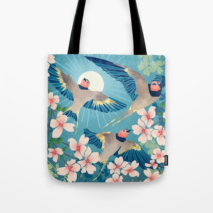 Swallows New Beginning Tote Bag Gallery Image 1