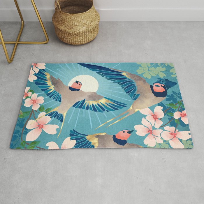 Swallows New Beginning Rug Gallery Image 1