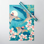 Swallows New Beginning Wrapping Paper Gallery Image 1